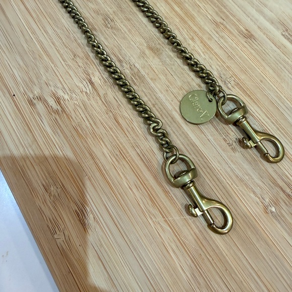 Clare V thin brass crossbody strap NWT retail $115 - Picture 3 of 6